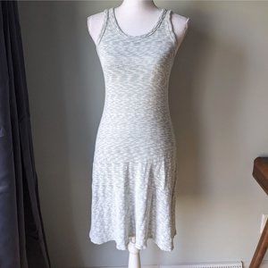 Anthropologie Sol Angeles XS Space Dyed Textured Stretch Dress Aqua Green 167